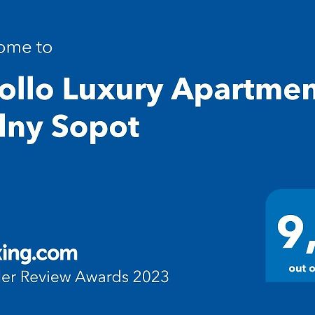 Apollo Luxury Apartment Dolny Sopot Buitenkant foto